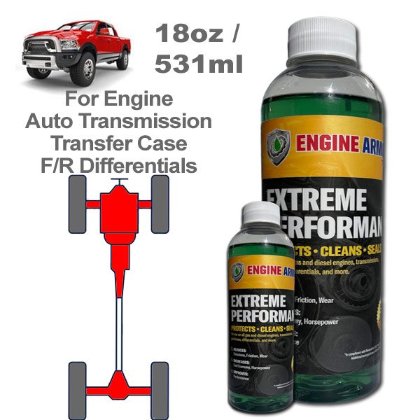 v8 gas engine transmission, transfer case and differentials